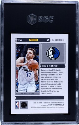 NBAカード Luka Doncic Luminance RC Luka Doncic 2018 Chronicles #166 Luminance Price Guide