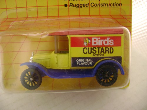 1990 MATCHBOX SUPERFAST MB44 1921 MODEL T FORD BIRD'S CUSTARD NEW ON CARD - Picture 2 of 3