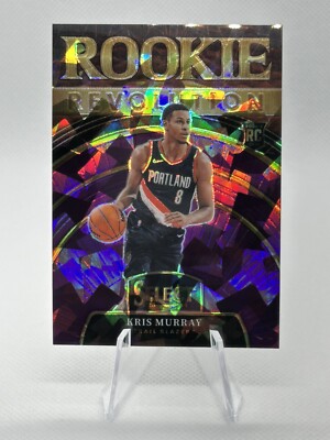 2023-24 Panini Select Kris Murray RC Purple Ice Rookie Revolution /75 Kings