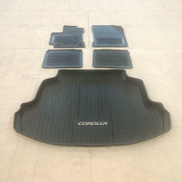 2014 2016 TOYOTA COROLLA GENUINE 5PC OEM ALL WHEATHER RUBBER FLOOR