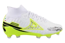 Pirma Men's Soccer Cleats Firm Ground Skin Gamer Pro 3030 Color White/Neon