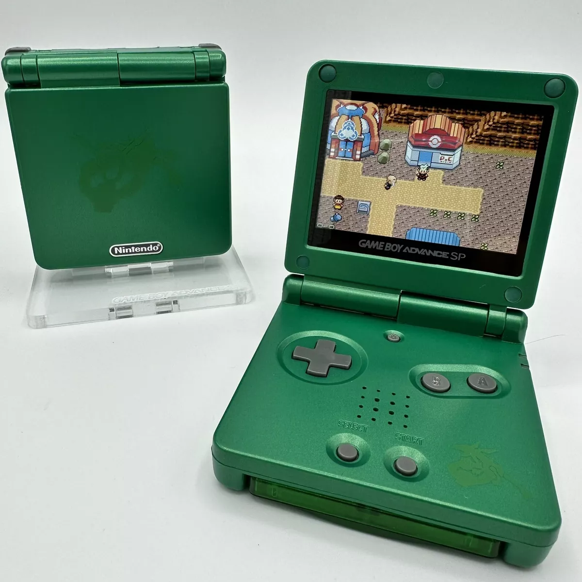 Gameboy Advance SP AGS-101 or IPS Rayquaza Pokémon *Glass Screen & New  Battery*