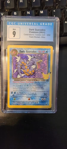 CGC 9 MINT Dark Gyarados Celebrations Team Rocket Pokemon P  1999 8/82 -62