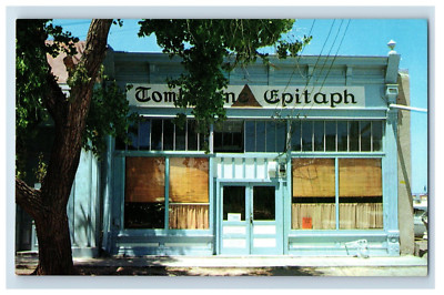 Vintage Tombstone Epitath Newspaper Office Postcard P99E