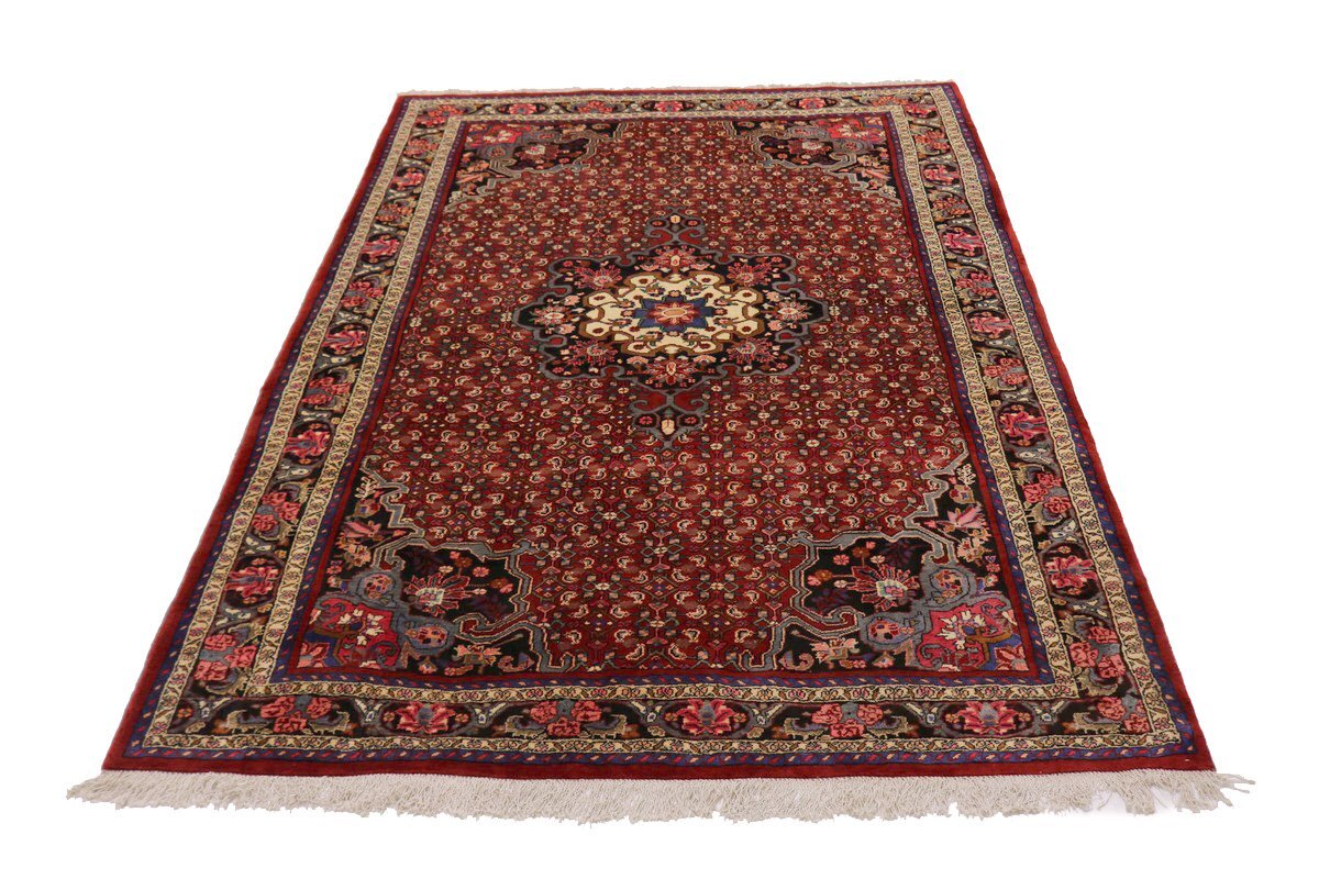 Floral Design Tribal Handmade Rare 6'7X10'5 Vintage Oriental Rug Decor