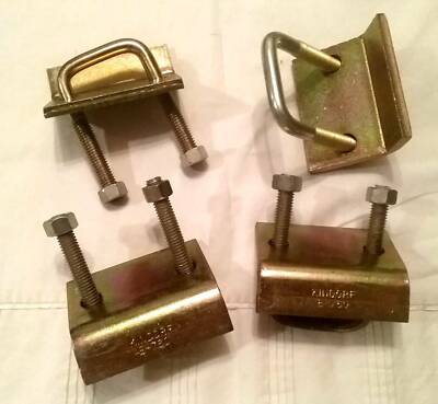 Beam Clamps- Kindorf E-760. (Lot of 4 pcs). NEW. Free shipping.