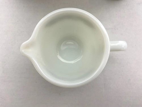 Pyrex Spring Blossom Crazy Daisy D Handle Coffee Mugs 1410 Creamer Set of 4 - Picture 5 of 6