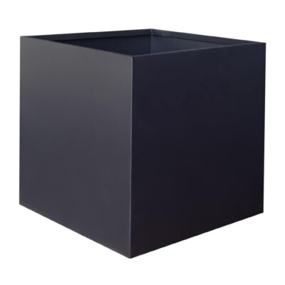 32 Inch Super Large Square Planter Metal Steel Planter Tree Planter for Outdoors