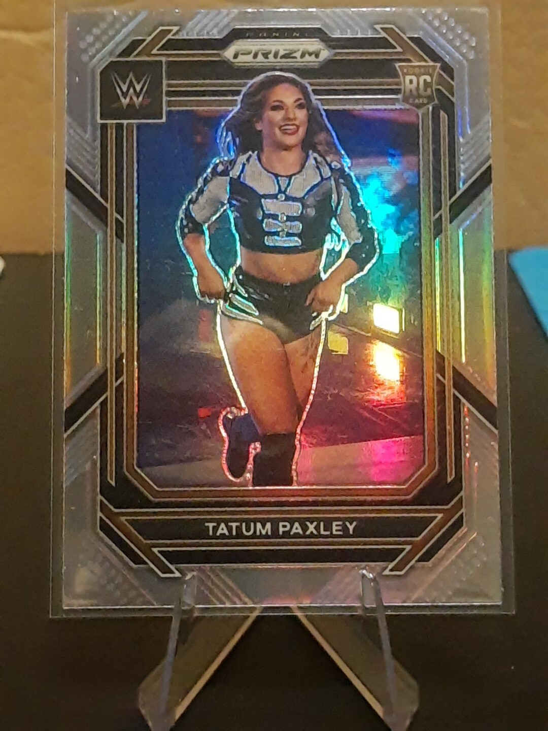 2023 WWE Prizm Tatum Paxley Rookie Card #102 Silver Prizm