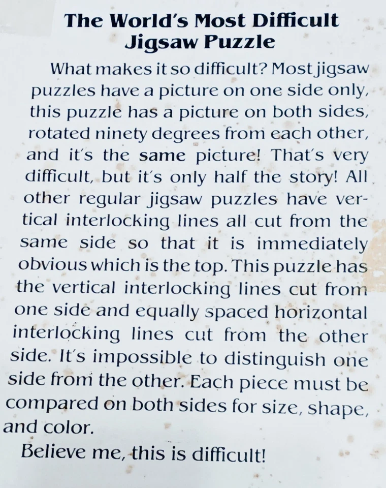 Rompecabezas Leprechaun's Luck World's Most Difficult 500 piezas edición experta Foto 3 de 4