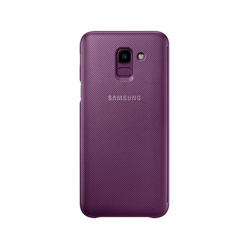 Funda original Samsung Flip Wallet para Samsung Galaxy J6 rosa. - Imagen 2 de 5