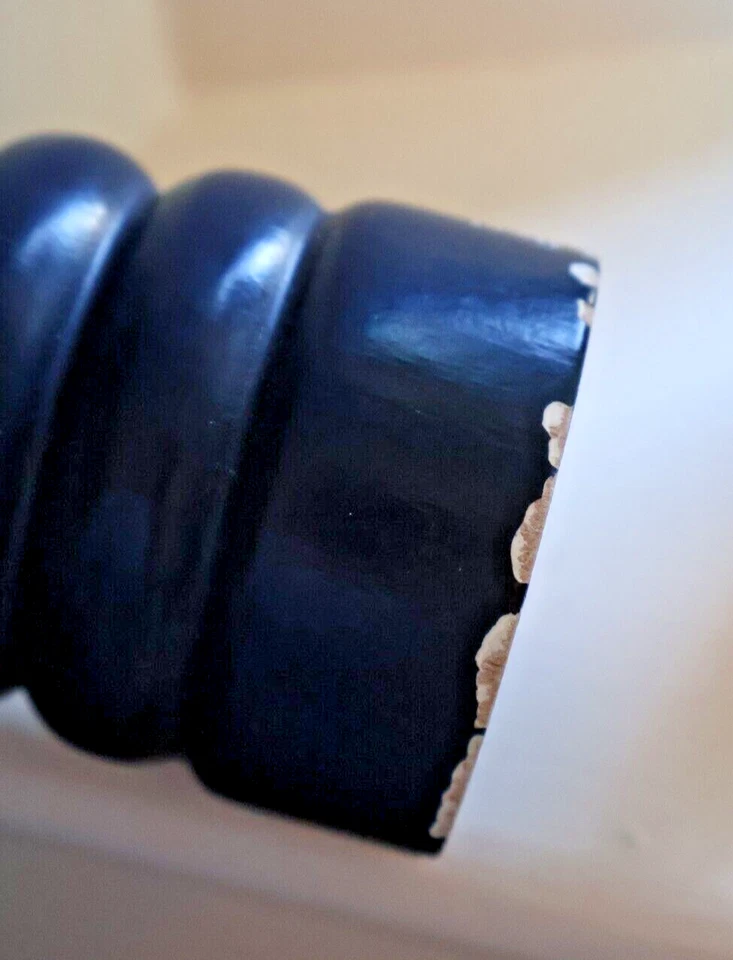 Juego de 2 molinillos de pimienta y sal Peugeot Paris laca BLANCA Y AZUL MARINO 8,5" Foto 4 de 4