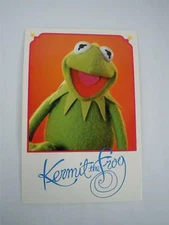 1983 The Art Of The Muppets Kermit The Frog Henson Associates Postcard