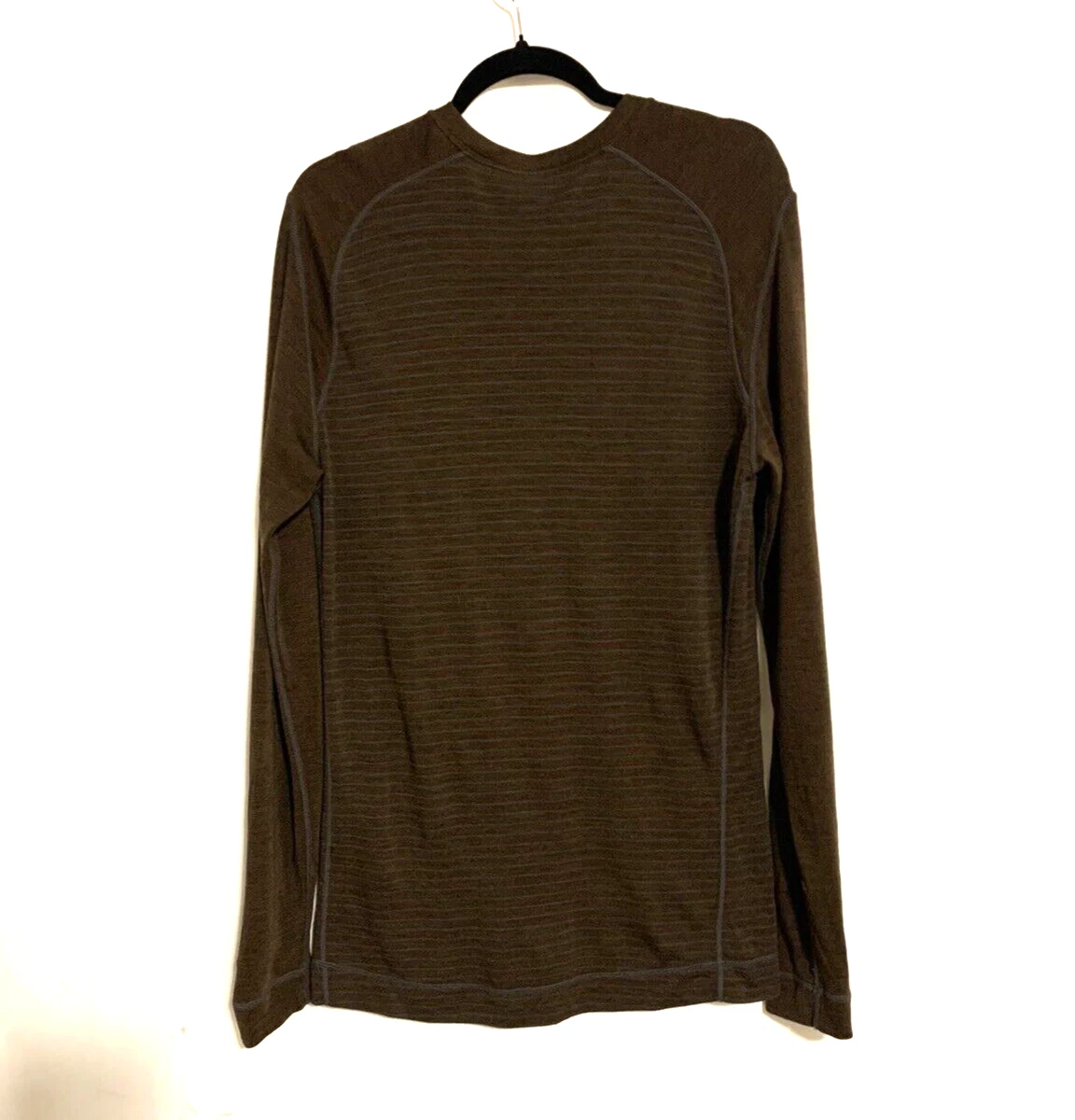 smartwool crewneck pinstripe merino wool lightweight sweatshirt