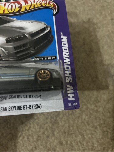 2013 Hot Wheels Nissan Skyline GT-R (R34) ZAMAC #158/250 - Picture 4 of 13