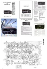 JRC NRD-535 INSTRUCTION + SERVICE MANUALS w/ 12 x 11x17" DIAGRAMS + BROCHURE +++