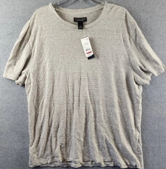 The Men's Store at Bloomingdale's Linen T-Shirt Men's XL Mermaid Striped
