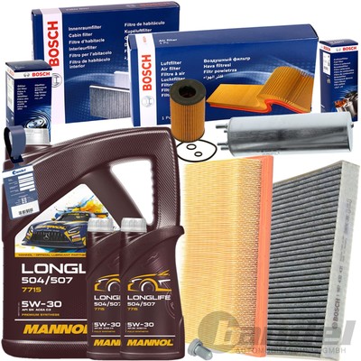 BOSCH FILTERSET+MANNOL 5W30 ÖL  passend für 2.0 TDI 84-140 PS VW T5 T6 BUS
