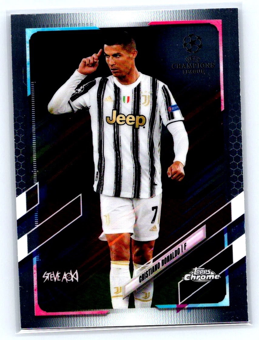 Topps Cristiano Ronaldo Soccer Sports Trading Card Singles for