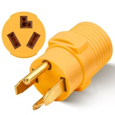 3 Prong to 4 Prong Dryer Adapter, NEMA 14-30P Male to 10-30R Female, 4-Prong ...