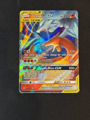 Pokémon TCG Reshiram & Charizard GX 20/214 Unbroken Bonds Ultra Rare Full Art H 