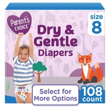 108 Count Size 8 Dry Gentle Diapers