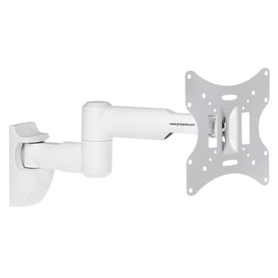 ProperAV Dual Pivot Schwenkarm TV Wandhalterung 23'' 24'' 23''- 46'' weiß, weiß 