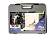 amscope microspe 52-piece kids beginner microscope stem kit