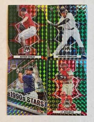 2022 Panini Mosaic Baseball - GREEN MOSAIC - You Pick / Choose Complete Your Set