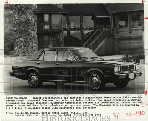 1980 Press Photo Toyota's Cressida Luxury Sedan is top of the line - hcx46496