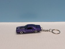 1970 Dodge Challenger Rt Hemi Mopar Purple Rare Custom Key Chain 1970 Dodge Challenger Rt Hemi Mopar Purple Rare Custom Key Chain