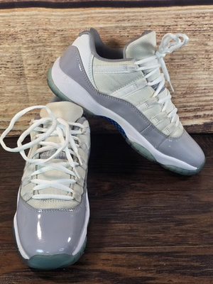 #ad #ad Nike Air Jordan 11 Retro Low Cement Grey US Men’s sz 8 AV2187 140 Pre owned $54.99