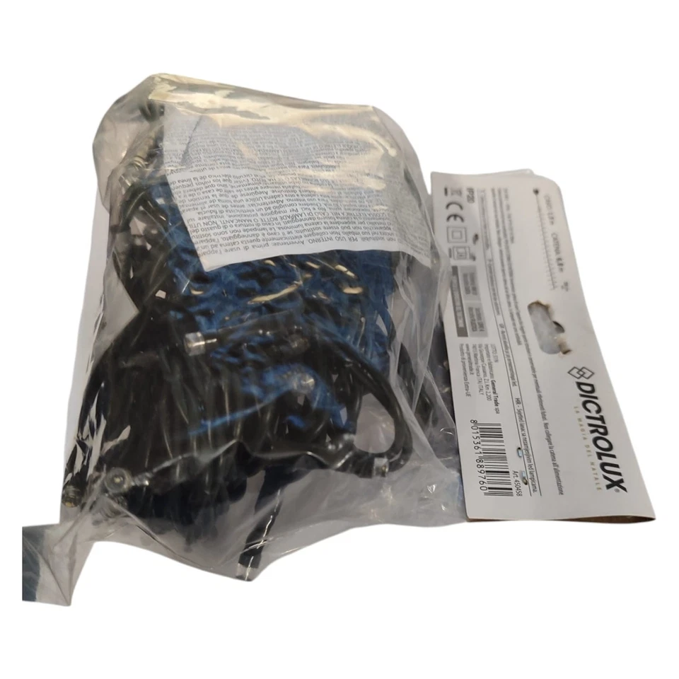 GENERAL TRADE 35 BOLLICINE LED BIANCO CALDO 5,3 Mt. X INTERNO CON CAVO ELETTRICO - Immagine 4 di 4