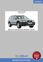 PDF Volvo XC70 (01-07) Reparaturanleitung Motor 2,5 L Benziner 154 Kw B5254T2
