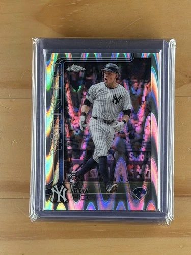 2025 Topps Chrome - Ben Rice #139 RayWave Refractor (RC)
