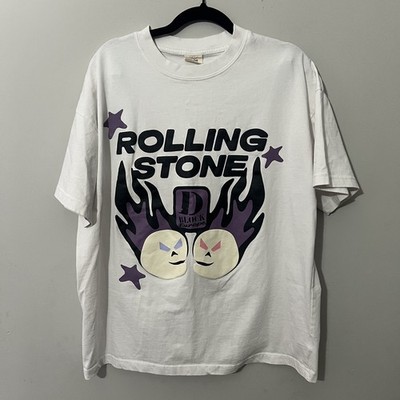 Broken Planet X D Block Europe Rolling Stones Shirt Size L White NEW