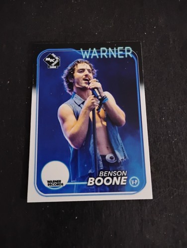 2024 Style Custom Benson Boone Trading Card - Warner Records - Bild 1 von 2
