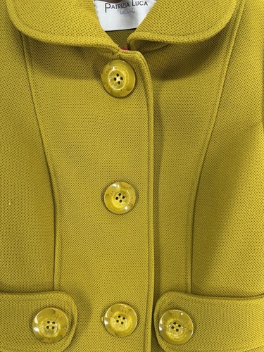 Patrizia Luca Milano Coat Olive Sz S - Picture 2 of 12