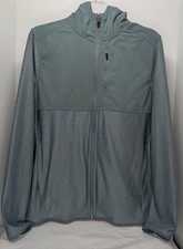 Old Navy Active KnitTech Zip Hoodie Size S Ionian Sea Moisture-Wicking
