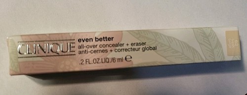 Clinique Even Better All-Over Concealer + Eraser 63 Fresh Beige 0.2 oz /6 ml-NIB - Imagen 2 de 4