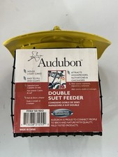 Audubon NA19643 Double Suet Feeder Holds 2 Suet Cakes Easy to Clean and Fill