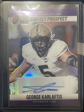 GEORGE KARLAFTIS 2022 Leaf Pro-Set Prospect   Auto Blue 25/30
