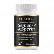 Semen  Sperm ED Pills for Men Boost Performance, Stamina  Energy 60 Capsules 