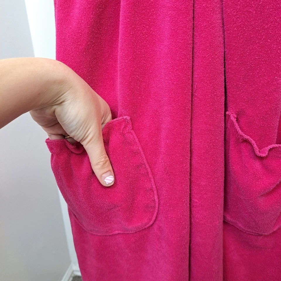 Mini Vestido Xhilaration Rosa Terry Paño Y2K Halter Playa Verano Encubrimiento Talla 4 Foto 3 de 4