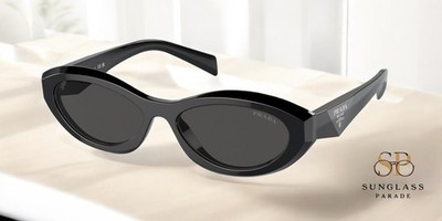 PRADA PR 26ZS 16K08Z Black Dark Grey 55 mm Women's Sunglasses
