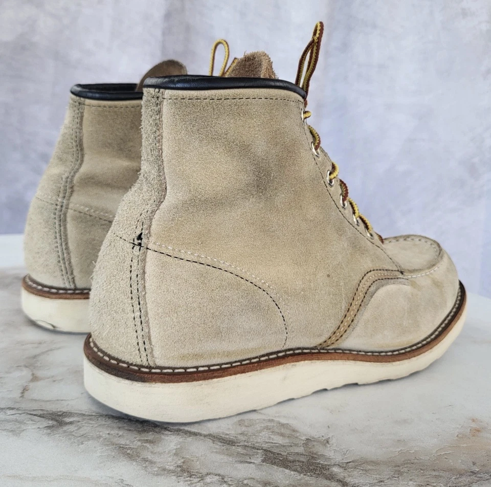 Botas Red Wing 8173 Moc Puntera Para Hombre Talla 9 D Gris Arena Foto 3 de 4