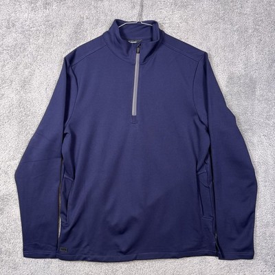 Cuts Concorde 1/4 Zip Shirt Jacket Men M Pullover Performance Viscose Tech