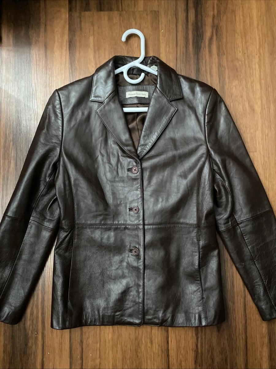 Amanda Smith Coats, Jackets & Vests Leather Outer Shell for Women