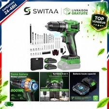Perceuse visseuse à percussion sans fil Ginour 21 V Brushless 50 Nm