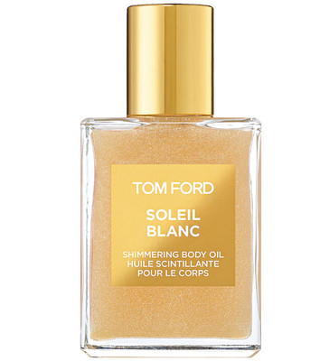 Mini Soleil Blanc Shimmering Body Oil 1.5 oz Amber & Bergamot Scent New